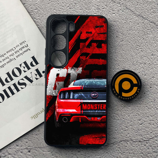 Vivo Y200 4G - Speed Shift Racing Car - Premium Metal Printed soft Bumper Shock Proof Case  CS-30811