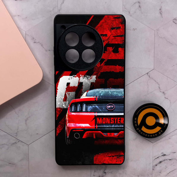 OnePlus 12R - Speed Shift Racing Car - Premium Metal Printed soft Bumper shock Proof Case