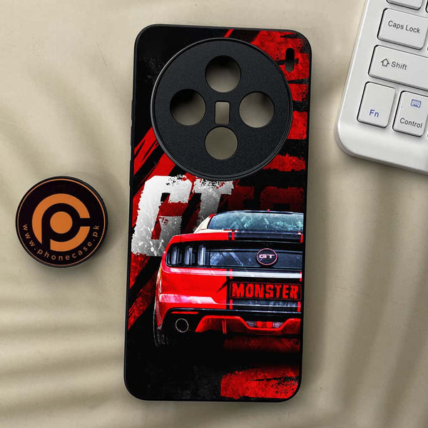 Vivo X200 - Speed Shift Racing Car - Premium Metal  Printed soft Bumper shock Proof Case