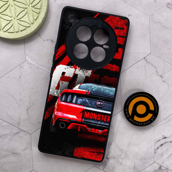 Infinix Zero 40 5G - Speed Shift Racing Car - Premium Metal Printed soft Bumper shock Proof Case