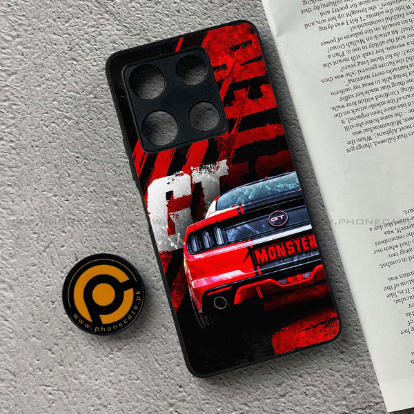 Infinix Note 30 Pro - Speed Shift Racing Car - Premium Metal Printed soft Bumper shock Proof Case