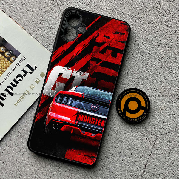 Samsung Galaxy A05 - Speed Shift Racing Car - Premium Metal Printed soft Bumper shock Proof Case