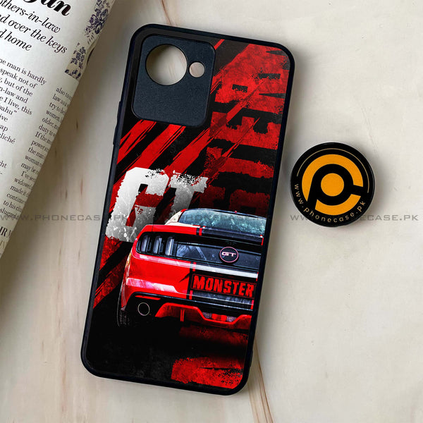 Realme C30 - Speed Shift Racing Car - Premium Printed Glass soft Bumper Shock Proof Case