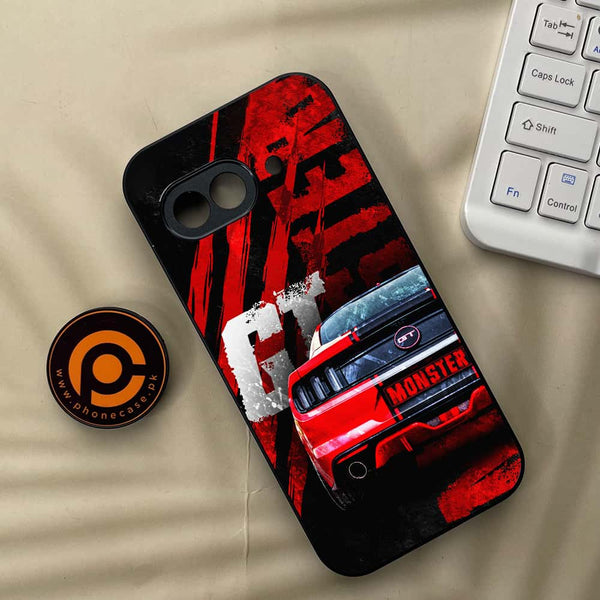 Google Pixel 9a - Speed Shift Racing Car - Premium Metal Printed soft Bumper Shock Proof Case
