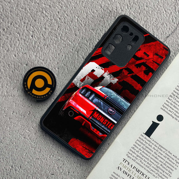 Samsung Galaxy S20 Ultra - Speed Shift Racing Car - Premium Metal  Printed soft Bumper shock Proof Case