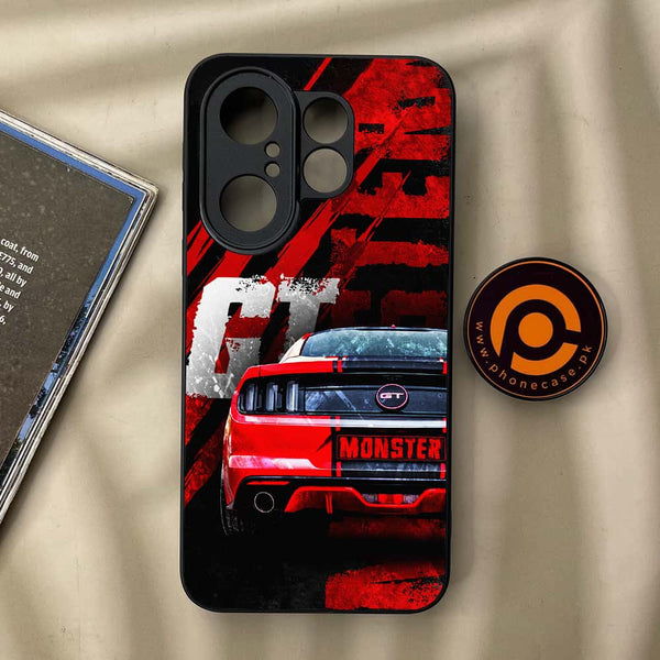 Vivo X200 FE - Speed Shift Racing Car - Premium Metal Printed soft Bumper Shock Proof Case