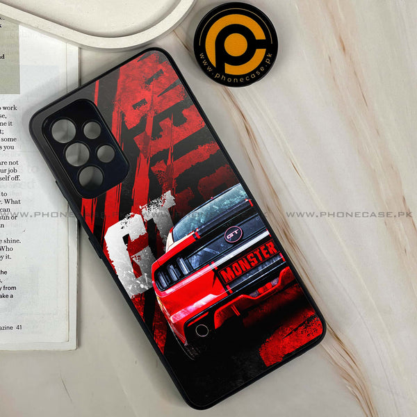 Samsung Galaxy A13 - Speed Shift Racing Car - Premium Printed Glass soft Bumper Sock Proof Case