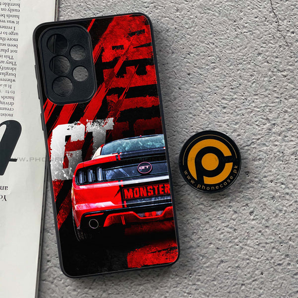 Samsung Galaxy A33 - Speed Shift Racing Car - Premium Printed Glass soft Bumper Shock Proof Case