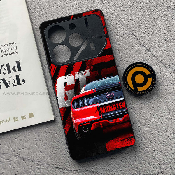 Tecno Pova 6 Pro - Speed Shift Racing Car - Premium Metal  Printed soft Bumper shock Proof Case