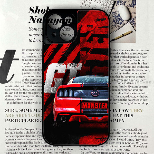 iPhone 14 - Speed Shift - Premium Printed Glass soft Bumper shock Proof Case