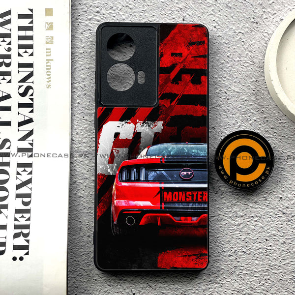 Moto G85 - Speed Shift Racing Car - Premium Printed Glass soft Bumper shock Proof Case
