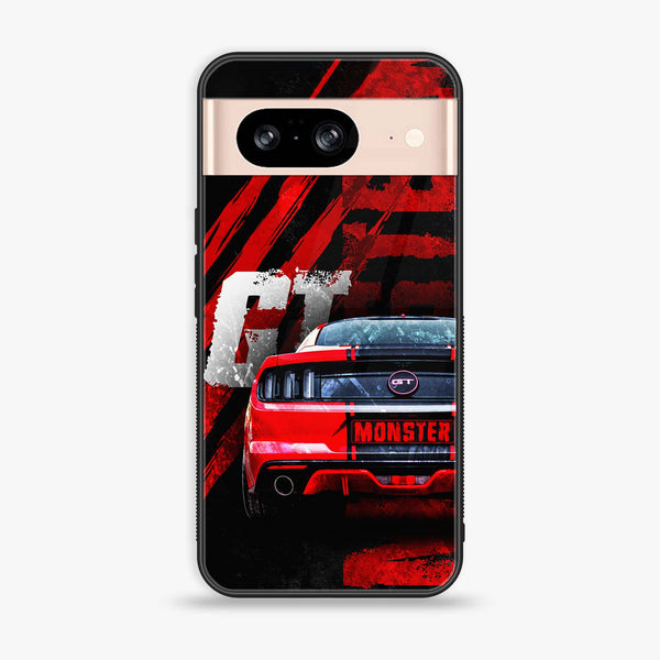 Google Pixel 8 - Speed Shift Racing Car - Premium Printed Glass soft Bumper Shock Proof Case