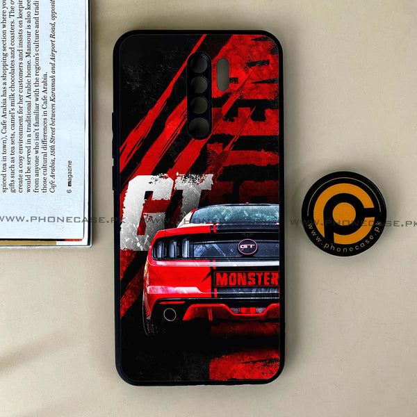 Xiaomi Redmi 9 - Speed Shift Racing Car - Premium Printed Glass soft Bumper Shock Proof Case