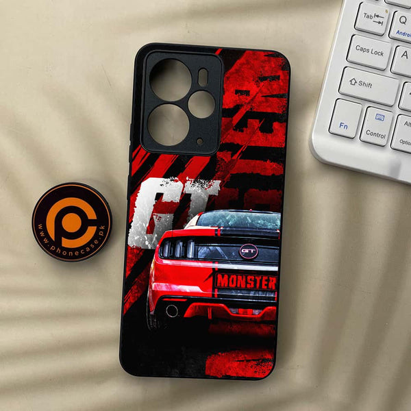 Realme 14T 5G - Speed Shift Racing Car - Premium Metal Printed soft Bumper Shock Proof Case