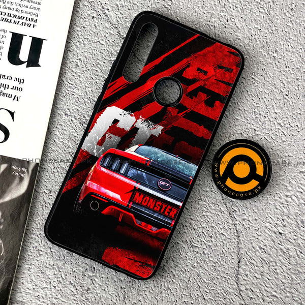 Huawei Y9 Prime (2019) - Speed Shift Racing Car - Premium Printed Glass soft Bumper Shock Proof Case