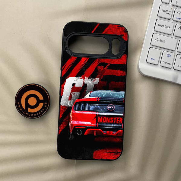 Google Pixel 10 Pro  - Speed Shift Racing Car - Premium Metal Printed soft Bumper Shock Proof Case