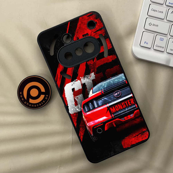 Nothing Phone 3a - Speed Shift Racing Car - Premium Metal Printed soft Bumper shock Proof Case