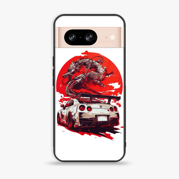 Google Pixel 8 - Speed and Fury - Premium Printed Glass soft Bumper Shock Proof Case