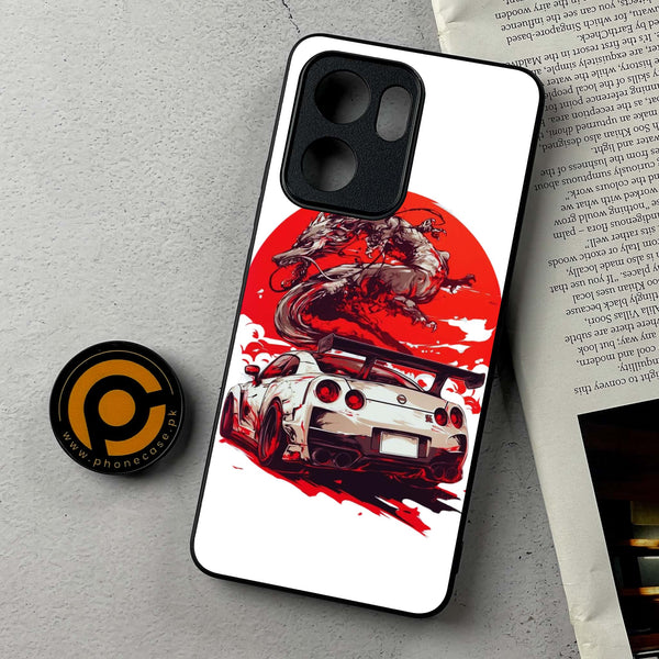 Oppo A5x - Speed and Fury  - Premium Metal Printed Soft Bumper Shockproof Case