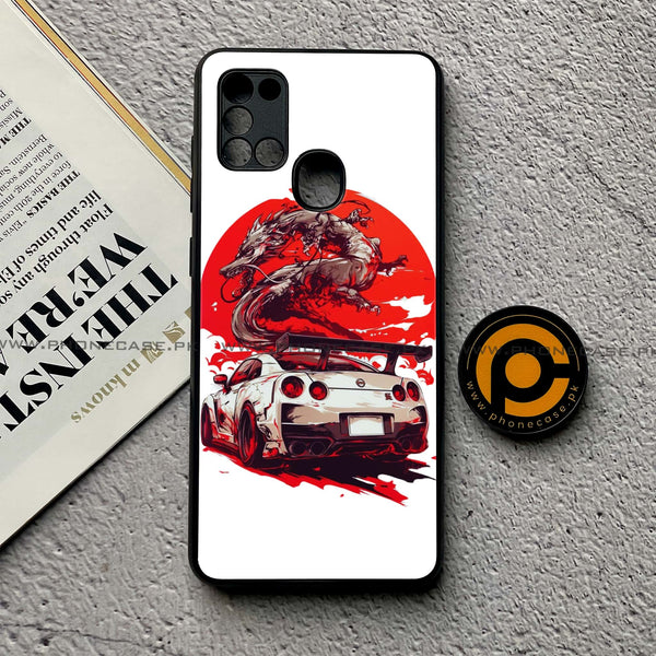 Samsung Galaxy A21s - Speed and Fury - Premium Printed Glass soft Bumper Shock Proof Case