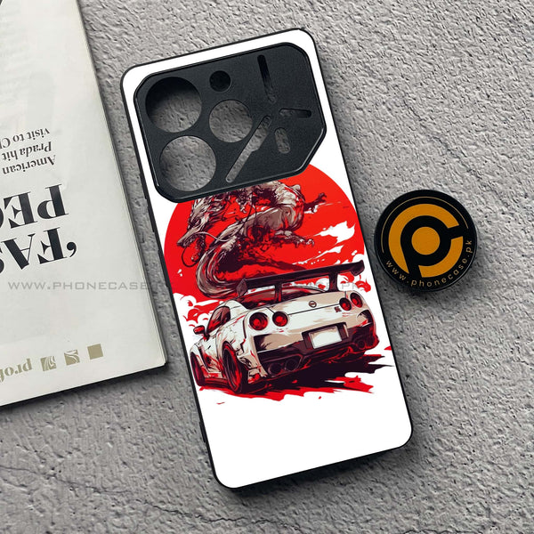 Tecno Pova 6 Pro - Speed and Fury - Premium Metal  Printed soft Bumper shock Proof Case