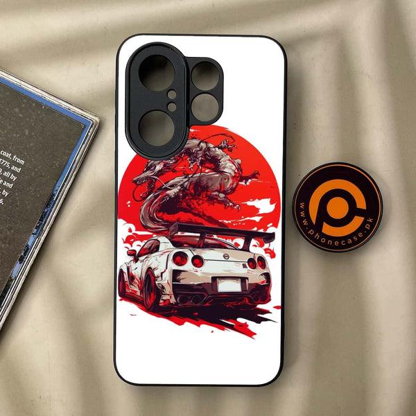 Vivo X200 FE - Speed and Fury - Premium Metal Printed soft Bumper Shock Proof Case