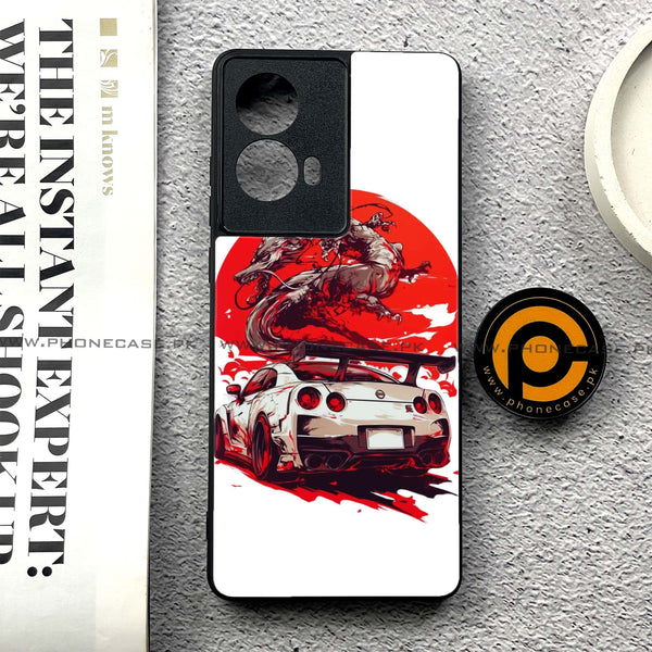 Moto G85 - Speed and Fury - Premium Printed Glass soft Bumper shock Proof Case