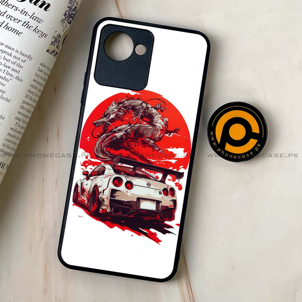 Realme C30 - Speed and Fury - Premium Printed Glass soft Bumper Shock Proof Case