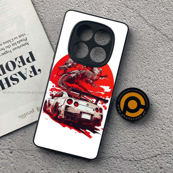 Redmi Note 14 Pro Plus 5G - Speed and Fury - Premium Printed Glass soft Bumper Shock Proof Case