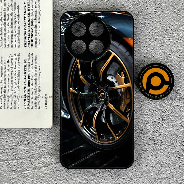 Tecno Spark 30 Pro - Racing Car Red Blade RIM - Premium Printed Metal soft Bumper shock Proof Case  CS-38649  CS-39367