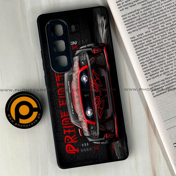 Infinix Hot 60i -  Sports Car - Premium Metal Printed soft Bumper shock Proof Case CS-42479