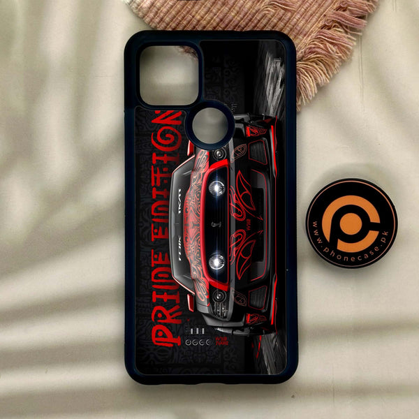 Google Pixel 4a 5G - Cobra X Racing Car - Premium Metal Printed Soft Bumper Shock Proof Case