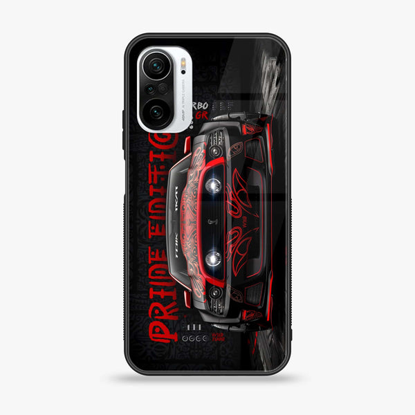 Xiaomi Poco F3 - Cobra X Racing Car -  Premium Printed Metal soft Bumper shock Proof Case