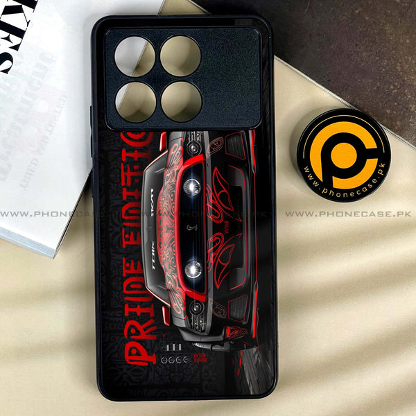 Xiaomi Poco X6 Pro 5G - Cobra X Racing Car -  Premium Printed Metal soft Bumper shock Proof Case