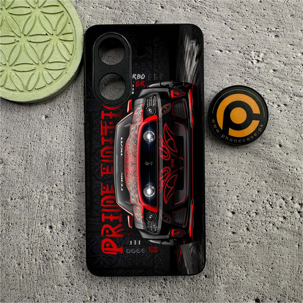 Xiaomi Poco X7 Pro 5G - Cobra X Racing Car -  Premium Printed Metal soft Bumper shock Proof Case