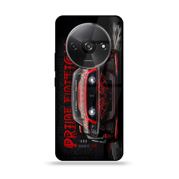 Xiaomi Redmi A3 - Sports Car -  Premium Printed Metal soft Bumper shock Proof Case