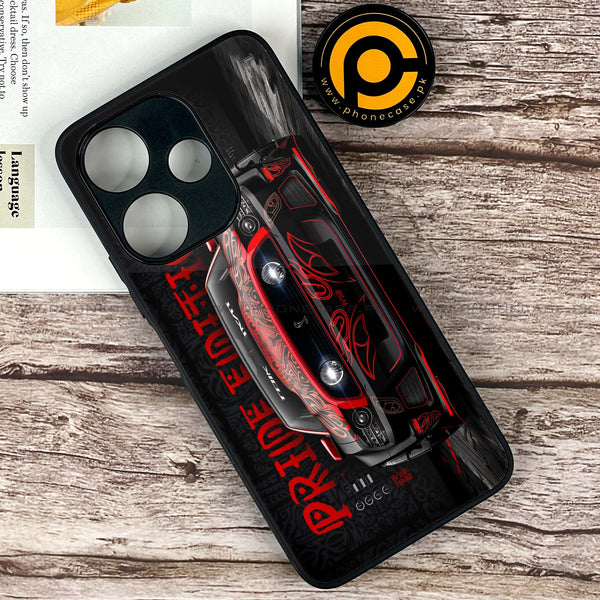 Xiaomi Redmi 13 - Cobra X Racing Car -  Premium Printed Metal soft Bumper shock Proof Case  CS-31578