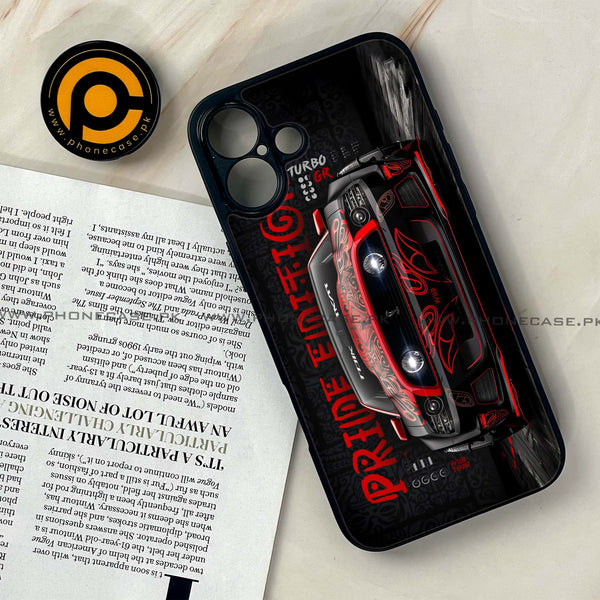 iPhone 16 Plus - Sports Car - Premium Printed Glass soft Bumper shock Proof Case