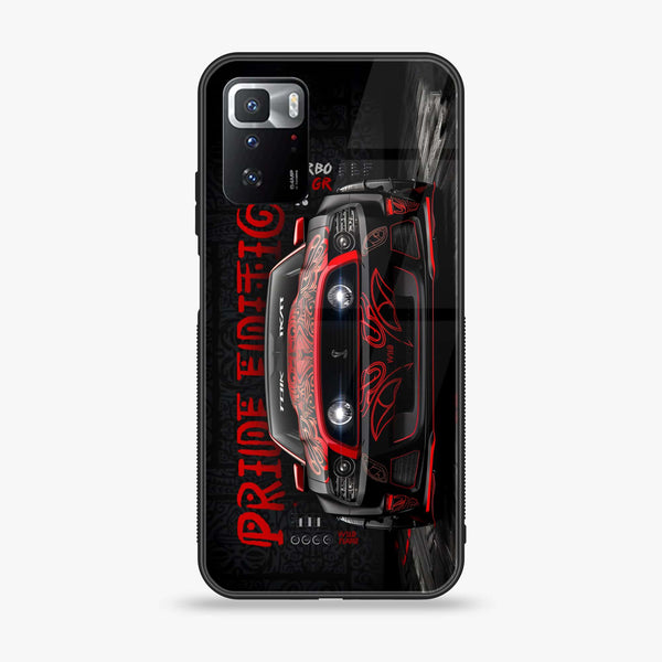 Xiaomi POCO X3 GT - Cobra X Racing Car -  Premium Printed Metal soft Bumper shock Proof Case