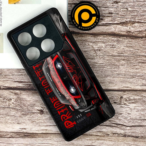 Infinix GT 20 Pro - Sport Car -  Premium Printed Metal soft Bumper shock Proof Case