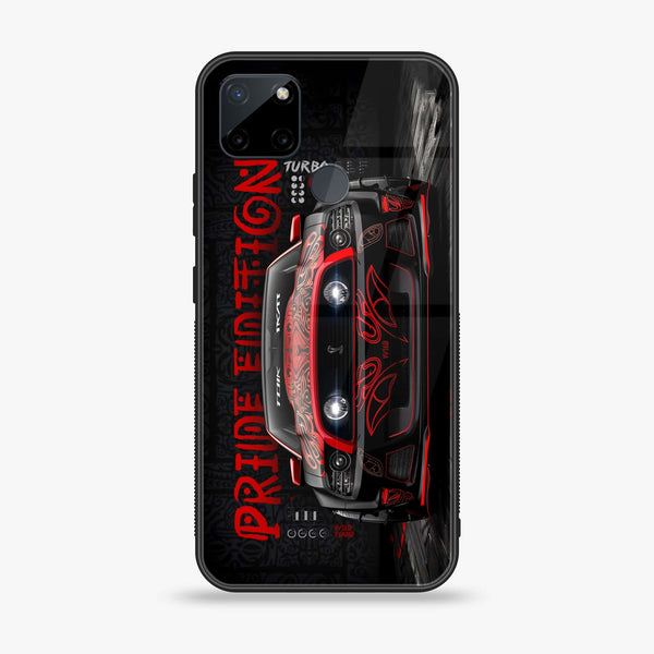 Realme C25Y - Cobra X Racing Car -  Premium Printed Metal soft Bumper shock Proof Case