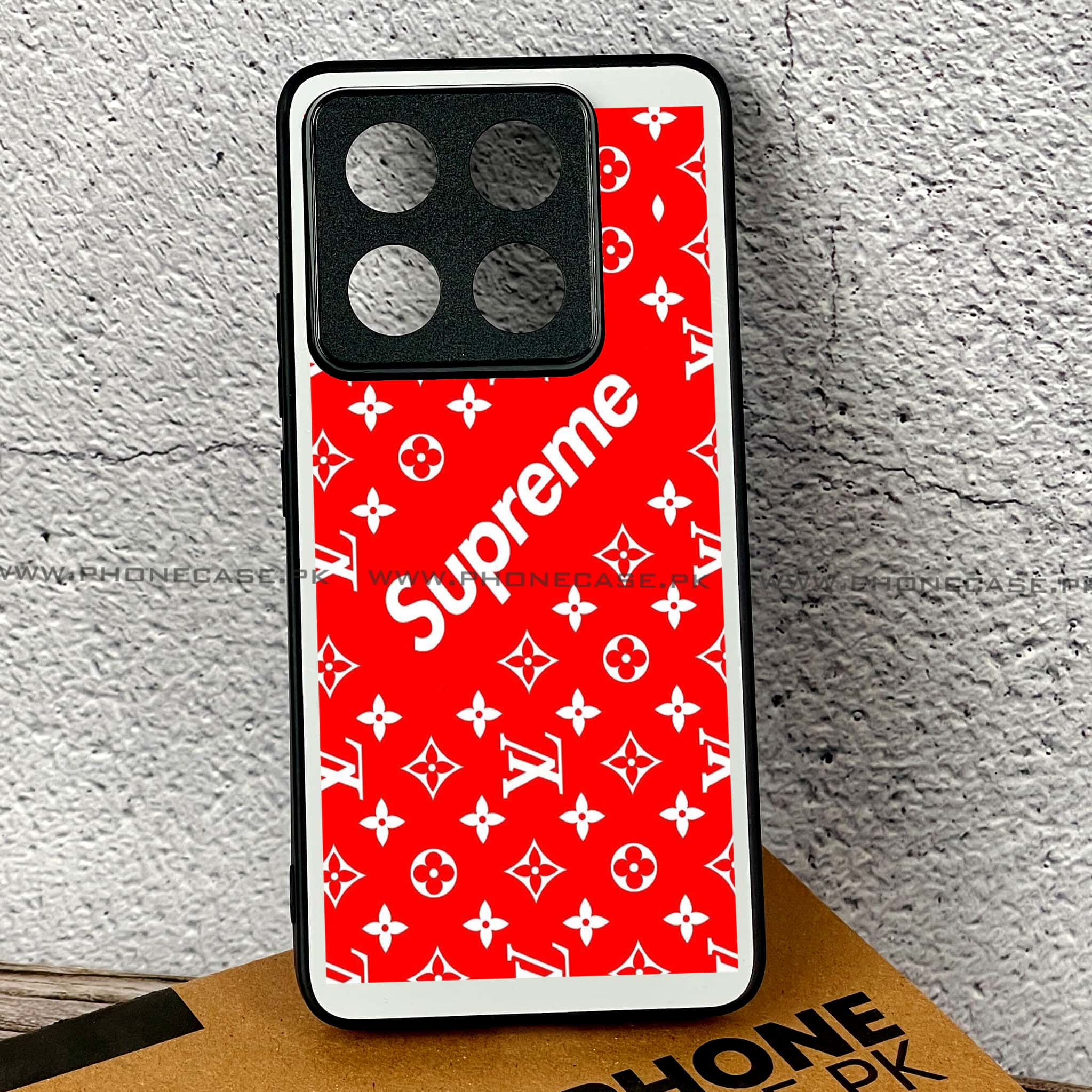 Xiaomi 14T - Supreme Series - Premium Printed Glass soft Bumper shock Proof Case