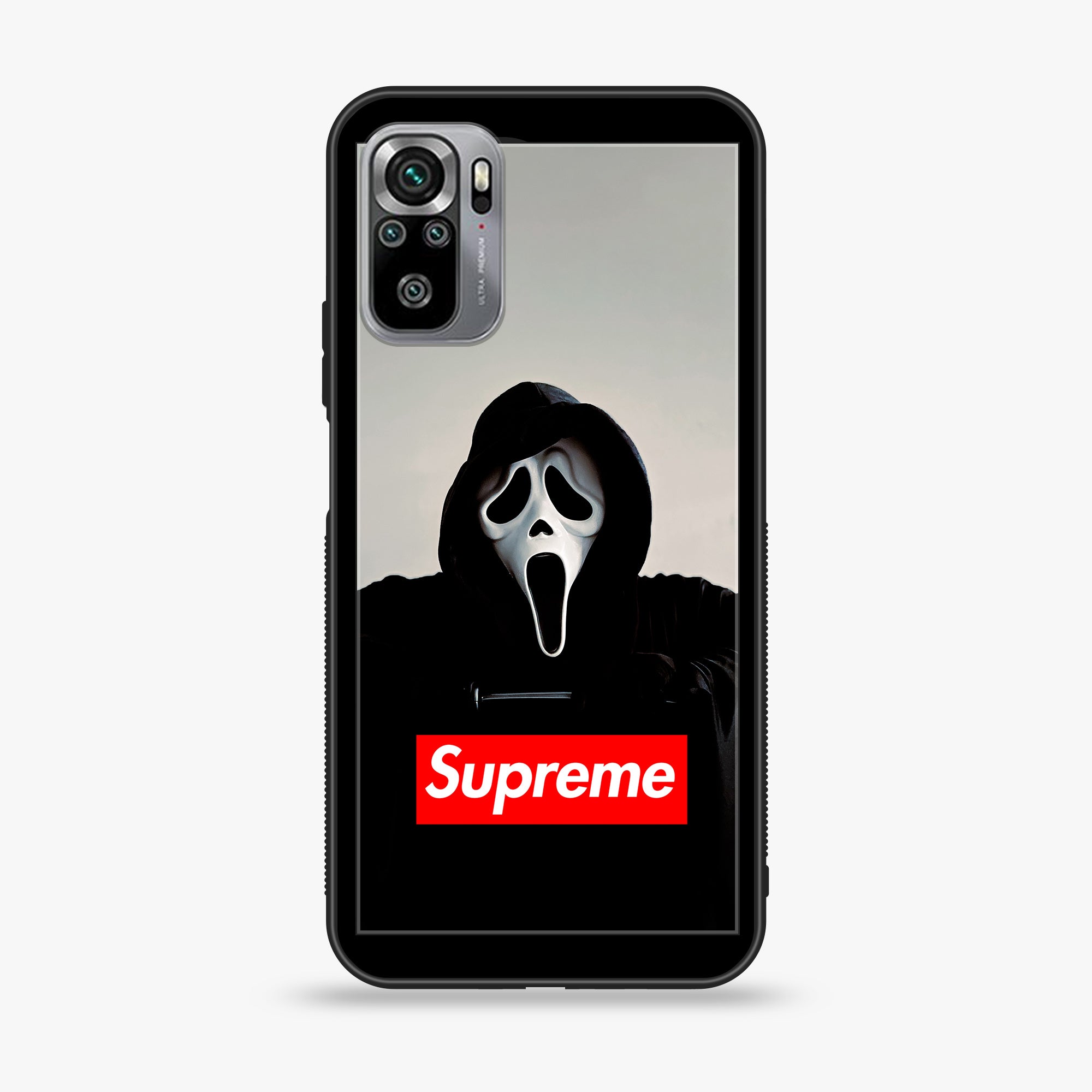 Xiaomi Redmi Note 10S- Supreme Series - Premium Printed Glass soft Bumper shock Proof Case