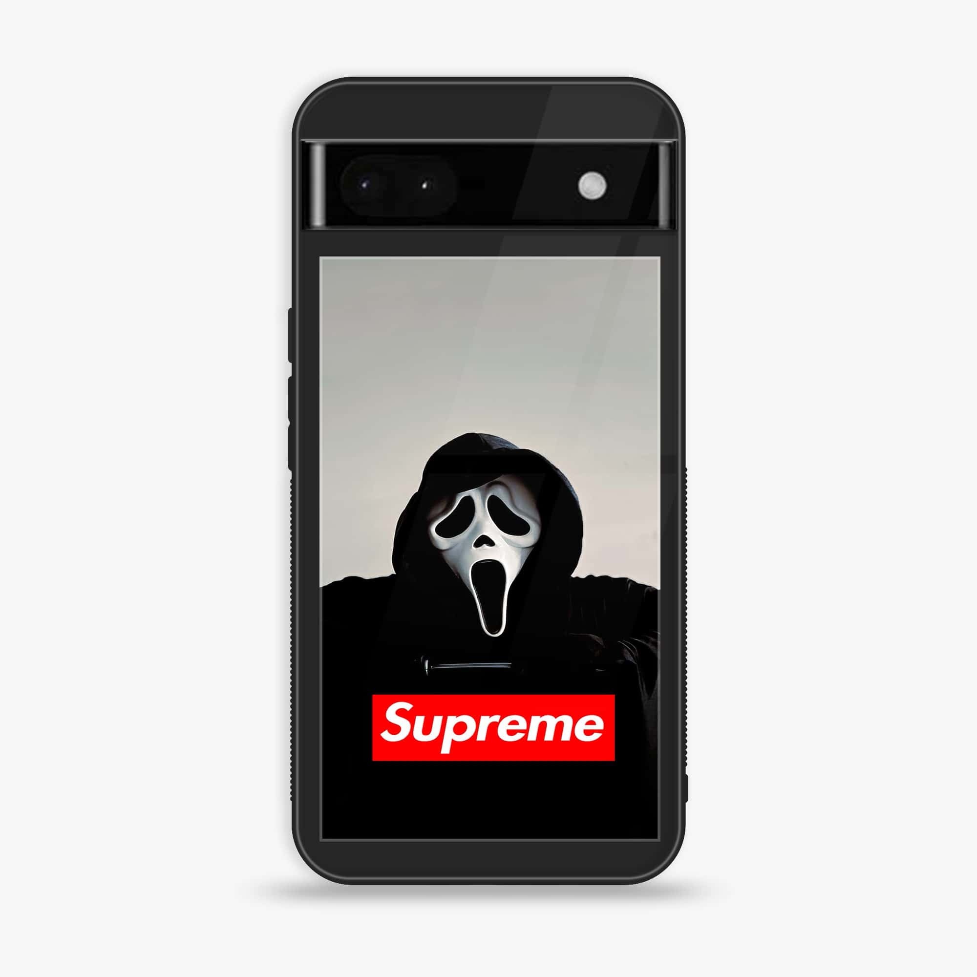 Google Pixel 6A - Supreme Series - Premium Metal Printed soft Bumper Shock Proof Case