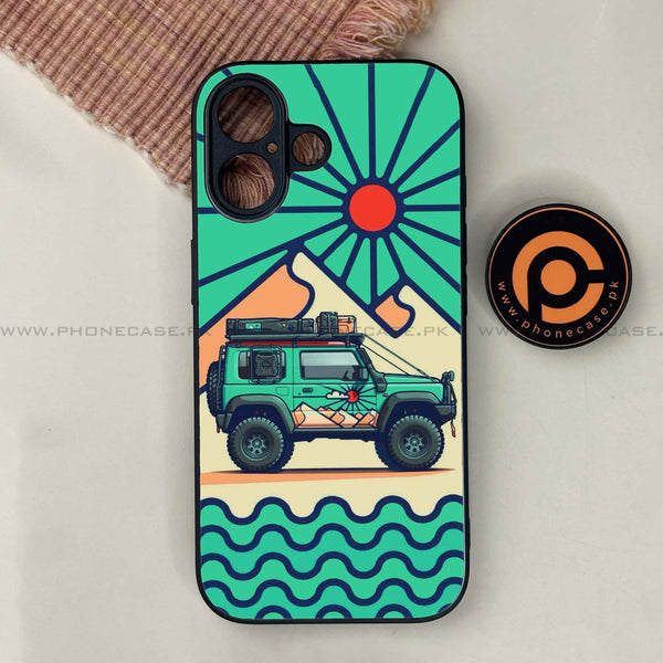 iPhone 17 - Suzuki Jimny Design - Premium Metal Printed soft Bumper shock Proof Case