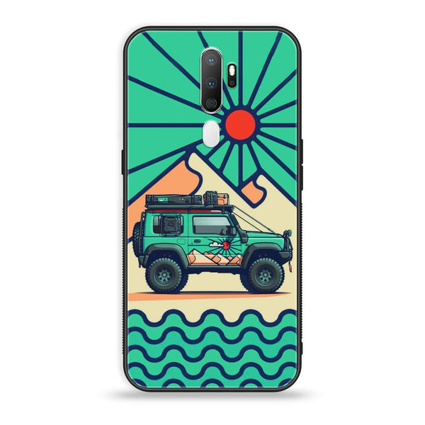 OPPO A5 2020 - Suzuki Jimny Design -  Premium Printed Metal soft Bumper shock Proof Case