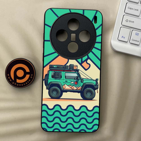 Vivo X200 - Suzuki Jimny Design - Premium Metal  Printed soft Bumper shock Proof Case