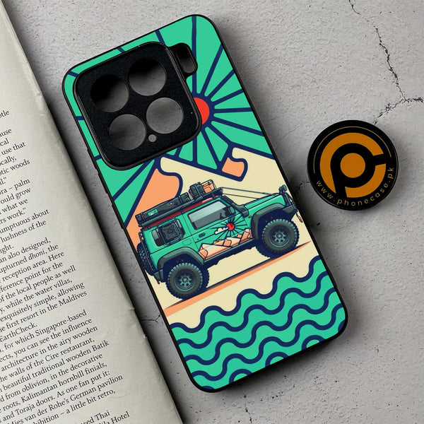 Xiaomi 15 - Suzuki Jimny Design - Premium Metal Printed soft Bumper Shock Proof Case