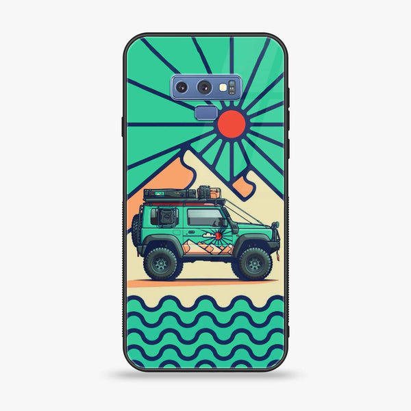 Samsung Galaxy Note 9 - Suzuki Jimny Design - Premium Printed Glass soft Bumper Shock Proof Case