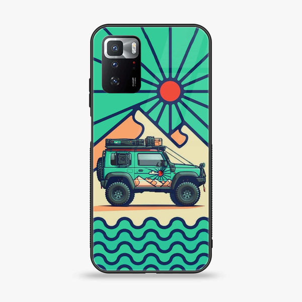 Xiaomi POCO X3 GT - Suzuki Jimny Design -  Premium Printed Metal soft Bumper shock Proof Case